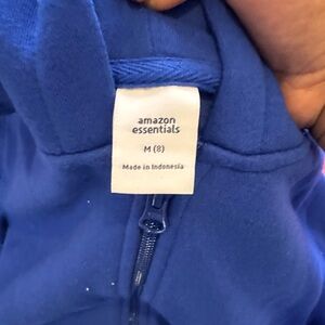 Amazon Essentials Royal Blue Zip-Up Hoodie